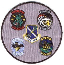 93d Air Control Wing Gaggle
12th Airborne Command and Control Squadron, 93d Operations Support Squadron, 93d Computer Support Squadron and 93d Training Squadron. 
