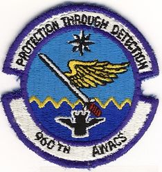 960th Airborne Warning and Control Squadron 
