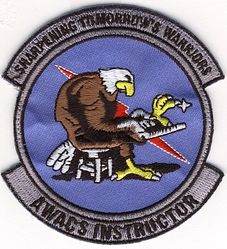 961st Airborne Air Control Squadron Instructor
