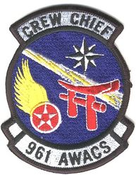 961st Airborne Warning and Control Squadron Crew Chief
