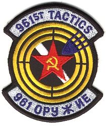961st Airborne Warning and Control Squadron Tactics Section
