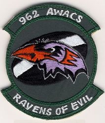 962d Airborne Warning and Control Squadron Morale
