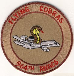 964th Airborne Warning and Control Squadron C Flight
Keywords: desert