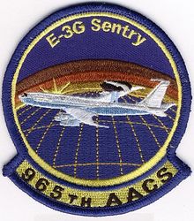 965th Airborne Air Control Squadron E-3G
