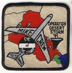 965th Airborne Warning and Control Squadron Mike Crew Operation DESERT STORM 1991 
