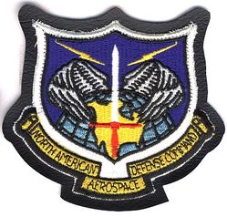North American Aerospace Defense Command
Sewn to leather.
