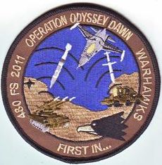 480th Fighter Squadron Operation ODYSSEY DAWN 2011
Keywords: desert