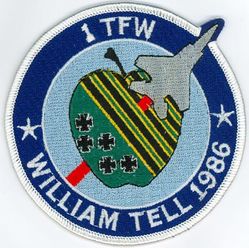 1st Tactical Fighter Wing William Tell Competition 1986
