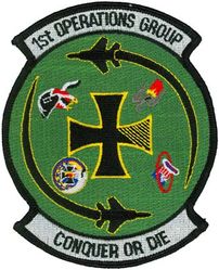 1st Operations Group Gaggle
Gaggle: 27th Fighter Squadron, 71st Fighter Squadron, 94th Fighter Squadron & 1st Operations Support Squadron. 
