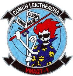 Marine Tactical Electronic Warfare Training Squadron 1 (VMAQT-1) Morale
Motto: Tairngreacht Bas = Death Foretold
