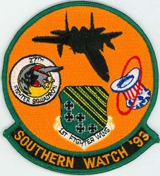 1st Fighter Wing Operation SOUTHERN WATCH 1993
Gaggle: 27th Fighter Squadron, 1st Fighter Wing & 94th Fighter Squadron. 
