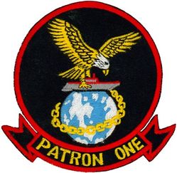 Patrol Squadron 1 (VP-1)
VP-1 " Fleet’s Finest"
1955-1985 3d Insignia
Established as VB-128 on 15 Feb 1943.
Redesignated VPB-128 on 1 Oct 1944; VP-128 on 15 May 1946; VP-ML-1 on 15 Nov 1946; VP-1 (5th VP-1) on 1
Sep 1948.
Lockheed P-3B MOD Orion
