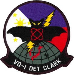 Fleet Air Reconnaissance Squadron 1 (VQ-1) Detachment Clark
Established as Special Electronic Search Project in Oct 1951. Redesignated Detachment Able, Airborne Early Warning Squadron ONE (VW-1) on 12 May 1953. Reorganized as Detachment Able, Airborne Early Warning Squadron THREE (VW-3) on 1 Jun 1954. Redesignated Electronic Countermeasures Squadron ONE (VQ-1) on 1 Jun 1955; Fleet Air Reconnaissance Squadron ONE (FAIRECONRON ONE) in Jan 1960-.

Lockheed EP-3E Aries II

