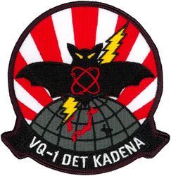 Fleet Air Reconnaissance Squadron 1 (VQ-1) Detachment Kadena
Established as Special Electronic Search Project in Oct 1951. Redesignated Detachment Able, Airborne Early Warning Squadron ONE (VW-1) on 12 May 1953. Reorganized as Detachment Able, Airborne Early Warning Squadron THREE (VW-3) on 1 Jun 1954. Redesignated Electronic Countermeasures Squadron ONE (VQ-1) on 1 Jun 1955; Fleet Air Reconnaissance Squadron ONE (FAIRECONRON ONE) in Jan 1960-.

Lockheed EP-3E Aries II

