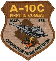 104th Expeditionary Fighter Squadron A-10C
Keywords: desert