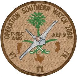 Air National Guard F-16 Expeditionary Fighter Squadron Operation SOUTHERN WATCH 2000
Keywords: desert