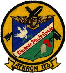 Attack Squadron 112 (VA-112)
VA-112 "Broncos"
Redesignated VA-112 on 15 Feb 1959.
Disestablished on 10 Oct 1969.
Douglas A4D-1 (A-4A); A4D-2 (A-4B); A4D-2N (A-4C); TA-4F Skyhawk 

