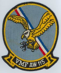 Marine All-Weather Fighter Squadron 115 (VMF(AW)-115)
VMF(AW)-115 "Able Eagles"
1956 2d Design
F-4D-1 Skyray
