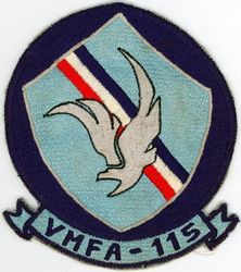 Marine Fighter Attack Squadron 115 (VMFA-115) 
VMFA-115  "Silver Eagles"
1965 1st Design
F-4B Phantom II
