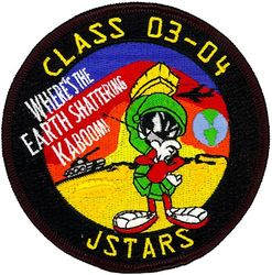 Joint Surveillance Target Attack Radar System Initial Qualification Training Class 2003-04
Keywords: Marvin the Martian