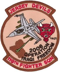 119th Expeditionary Fighter Squadron Operation IRAQI FREEDOM
Keywords: desert