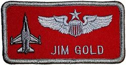 119th Fighter Squadron Name Tag
Donated by Lt. Col. Jim Gold
