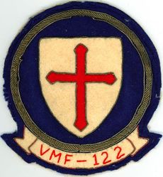 Marine Fighter Squadron 122 (VMF-122) 
VMF-122 "Crusaders"
1957-1962 5th Design
F-8 Crusader
