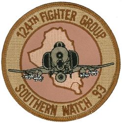 124th Fighter Group Operation SOUTHERN WATCH 1993
Keywords: desert