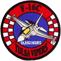 125th Fighter Squadron F-16C 13,802 Hours
