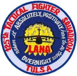 125th Tactical Fighter Squadron A-7 Low Altitude Night Attack Morale

