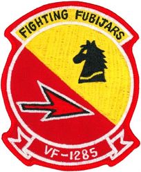 Fighter Squadron 1285 (VF-1285)
VF-1285 "Fighting Fubijars" 
CNO direction was issued to establish VF-1285 as a SAU for support of West Coast Fleet F-14 fighter squadrons  whose mission was to provide ground, simulator and flight training for Reserve aircrews and maintenance training to Reserve enlisted personnel in order to provide combat-ready personnel to augment fleet squadrons during mobilization. VF-1285 flew VF-301 & VF-302 assets. Disestablished Sep 1994. 
Translation: FUBIJAR = F__K YOU BUDDY I'M JUST A RESERVIST 
