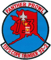 13th Fighter Squadron Exercise COPE THUNDER 1992-02
