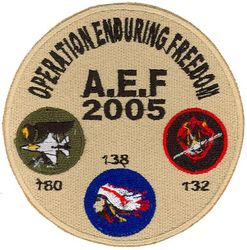 132d Fighter Wing, 138th Fighter Wing and 180th Fighter Wing Operation ENDURING FREEDOM 2005
Keywords: desert