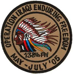 138th Fighter Wing Operation IRAQI FREEDOM and ENDURING FREEDOM 2005
Keywords: desert