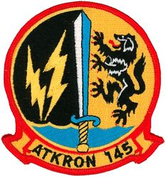 Attack Squadron 145 (VA-145)
VA-145 "Swordsmen"
1980-1993
Grumman KA-6D; A-6E Intruder
