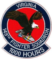 149th Fighter Squadron 1000 Hours
