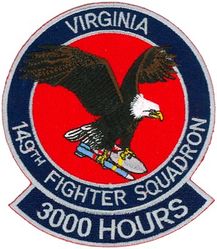 149th Fighter Squadron 3000 Hours
