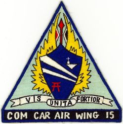 Carrier Air Wing 15 (CVW-15) Commander
Established as Carrier Air Group 15 (CAG-15) on 1 Sep 1943. Redesignated Carrier Air Wing 15 (CARAIRWING FIFTEEN) (CVW-15) on 1 Sep 1963. Disestablished on 31 Mar 1995.
