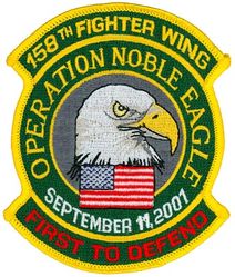 158th Fighter Wing Operation NOBLE EAGLE
