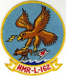 Marine Helicopter Squadron-Light (HMR(L)-162) 
Activated as Marine Helicopter Transport Squadron 162 (HMR-162) "Golden Eagles" was activated on 30 Jun 1951. Redesignated Marine Helicopter Squadron-Light (HMR(L)-162) on 31 Dec 1956; Marine Medium Helicopter Squadron 162 (HMM-162) on 1 Feb 1962. Deactivated on 9 Dec 2005. Reactivated as Marine Medium Tiltrotor Squadron 162 (VMM-162) on 31 Aug 2006-.

Sikorsky HRS-1/3 Chickasaw, 1951-1958
Sikorsky UH-34D Seahorse, 1958-1967


