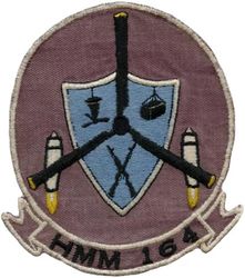 Marine Medium Helicopter Squadron 164 (HMM-164)
HMM-164 "Flying Clamors"
1964
CH-46 Sea Knight 

