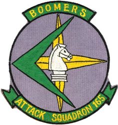 Attack Squadron 165 (VA-165)
VA-165 "Boomers"
1964-1970's
Douglas A-1J Skyraider
Grumman A-6A; A-6B; A-6C; KA-6D Intruder
