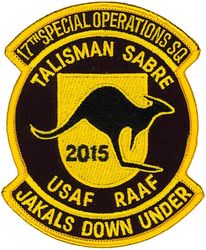17th Special Operations Squadron Exercise TALISMAN SABRE 2015
