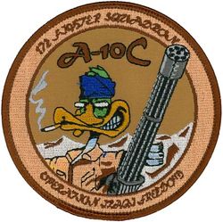 172d Fighter Squadron A-10C Operation IRAQI FREEDOM
Keywords: desert