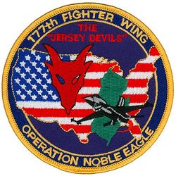 177th Fighter Wing Operation NOBLE EAGLE
Donated by Lt. Col. Jim Gold
