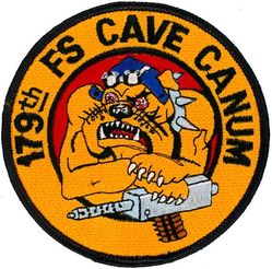 179th Fighter Squadron
Translation: CAVE CANUM = Beware of the Dog
