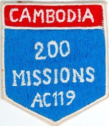 18th Special Operations Squadron AC-119 200 Missions Cambodia
