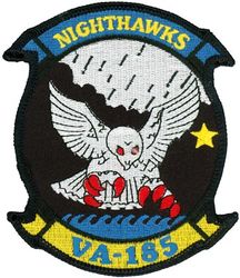 Attack Squadron 185 (VA-185)
Established as Attack Squadron ONE HUNDRED
EIGHTY FIVE (VA-185)  "Nighthawks" on 1 Dec 1986
Disestablished on 30 Aug 1991. 

Grumman A-6E/KA-6D Intruder
