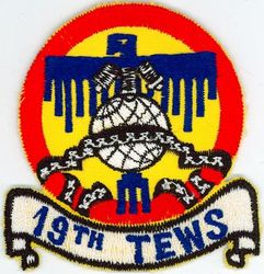 19th Tactical Electronic Warfare Squadron
Constituted as the 19th Photographic Mapping Squadron on 14 Jul 1942. Activated on 23 Jul 1942. Redesignated the 19th Photographic Squadron (Heavy) on 6 Feb 1943; 19th Photographic Charting Squadron on11  Aug 1943; 19th Reconnaissance Squadron (Long Range, Photographic) on 15 Jun 1945. Inactivated on 15 Dec 1945. Reactivated as 19th Reconnaissance Squadron (Photographic) on 8 Oct 1947. Inactivated on 27 Jun 1949. Redesignated 19th Tactical Reconnaissance Squadron (Night Photographic) on 21 Apr 1953. Activated on 20 Jul 1953. Redesignated 19th Tactical Electronic Warfare Squadron on 15 Oct 1967. Inactivated on 31 Oct, 1970.
