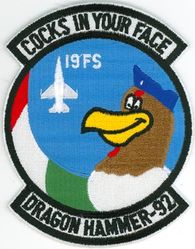 19th Fighter Squadron Exercise DRAGON HAMMER 1992
